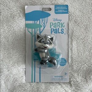 Disney Park Pals Meeko Figure - Gray, White & Black
